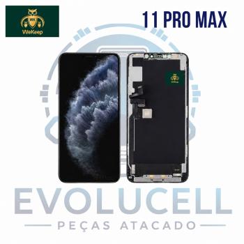S-0709 FRONTAL IPHONE 11 PRO MAX (A2161) PRETO INCELL WE KEEP IPS