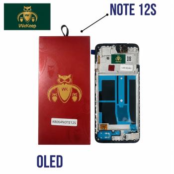 S-0313 FRONTAL XIAOMI NOTE 12S COM ARO PRETO OLED WE KEEP
