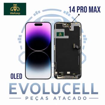 S-0884 FRONTAL IPHONE 14 PRO MAX WE KEEP (A2893) TROCA CI OLED