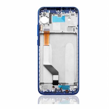 S-0056 FRONTAL XIAOMI NOTE 7 (M1901F7G) COM ARO AZUL ORIGINAL CHINA IPS