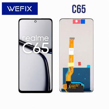 S-0716 FRONTAL REALME C65 | REALME 12X SEM ARO PRETO WEFIX IPS
