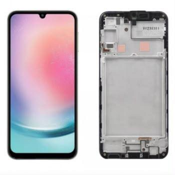S-0549 FRONTAL SAMSUNG A24 4G (SM-A245) COM ARO CHINA OLED