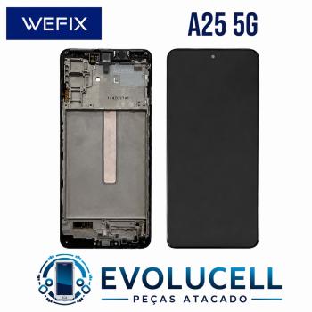 S-0773 FRONTAL SAMSUNG A25 5G (A256) COM ARO WEFIX OLED