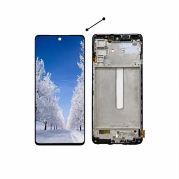 S-0258 FRONTAL SAMSUNG M52 COM ARO PRETO INCELL IPS