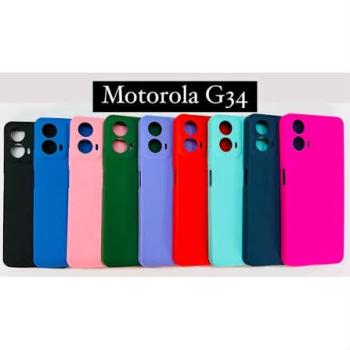 CAPA AVELUDADA MOTOROLA MOTO G34