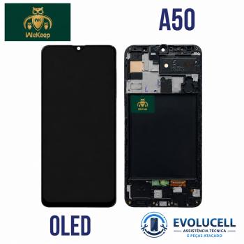 S-0076 FRONTAL SAMSUNG A50 (SM-A505) A30 (SM-A305) COM ARO WE KEEP OLED