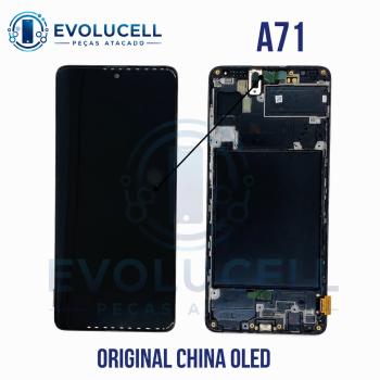 S-0237 FRONTAL SAMSUNG A71 (SM-A715) COM ARO ORIGINAL CHINA 1:16 OLED