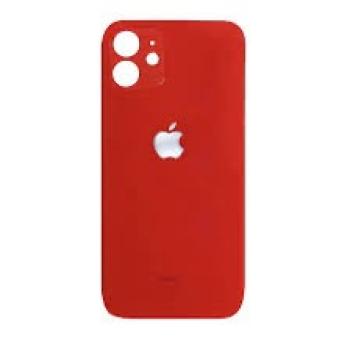N-0238 TAMPA TRASEIRA IPHONE 12 (A2403) VERMELHO ORIGINAL (FOTO)