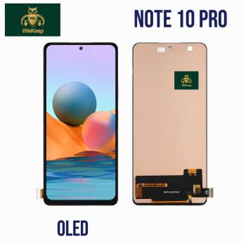 S-0774 FRONTAL XIAOMI NOTE 10 PRO 4G (M2101K6G) | NOTE 11 PRO 4G 5G | NOTE 12 PRO 4G PRETO SEM ARO WE KEEP OLED