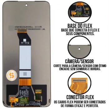 S-0497 FRONTAL XIAOMI NOTE 10 5G | POCO M3 PRO(M2103K19PG) SEM ARO ORIGINAL CHINA IPS