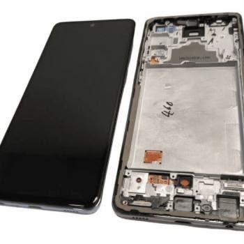 S-0720 FRONTAL SAMSUNG A72/ A725 COM ARO PRETO INCELL