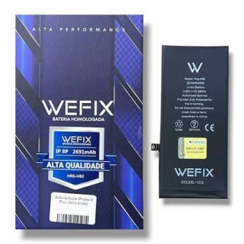 BA-0648 BATERIA WEFIX IPHONE 8G PLUS (A1664) ANATEL (1 ANO DE GARANTIA)