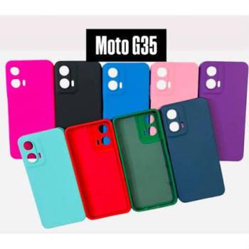 CAPA AVELUDADA MOTOROLA MOTO G35