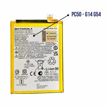 BA-0435 BATERIA ORIGINAL NACIONAL MOTOROLA MOTO G54 XT2343 G14 XT2341 (PC50)