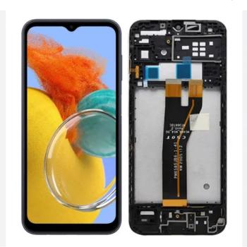S-0424 FRONTAL SAMSUNG A05S (A057) COM ARO PRETO CHINA IPS