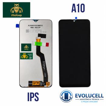 S-0087 FRONTAL SAMSUNG A10 (SM-A105) SEM ARO PRETO WE KEEP IPS