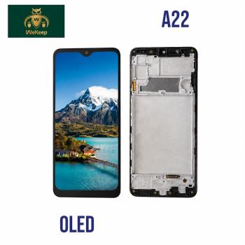 S-0036 FRONTAL SAMSUNG A22 4G (SM-A225M) COM ARO WE KEEP OLED