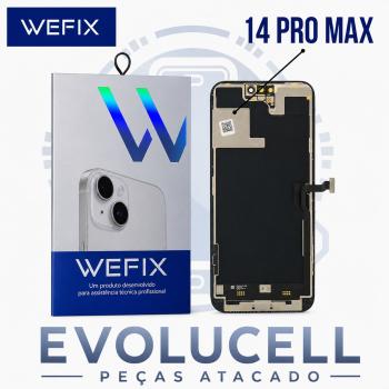 S-0976 FRONTAL IPHONE 14 PRO MAX (A2893) SOFT IC 120RZ WEFIX OLED (NAO PRECISA TROCAR EPROM)