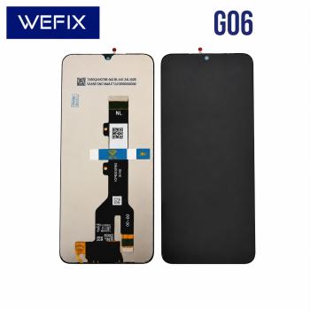 S-1111 FRONTAL MOTOROLA MOTO G06 SEM ARO PRETO WEFIX IPS