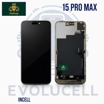 S-0712 FRONTAL IPHONE 15 PRO MAX SEM ARO WE KEEP IC INCELL IPS