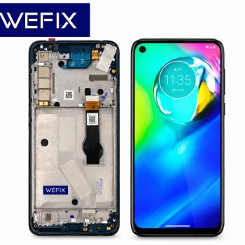 S-0264 FRONTAL MOTOROLA MOTO G8 POWER LITE (XT-2055) COM ARO PRETO WEFIX IPS