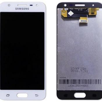 S-0155 FRONTAL SAMSUNG J5 PRIME (SM-G570) SEM ARO BRANCO ORIGINAL CHINA IPS