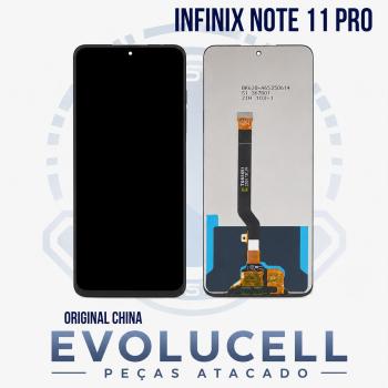 S-0970 FRONTAL INFINIX NOTE 11 PRO SEM ARO PRETO IPS