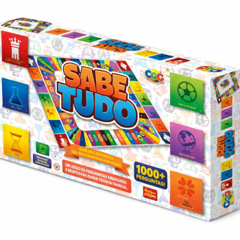 JOGO SABE TUDO + DE 1000 PERGUNTAS CX (CX-N) 1081 GGBPLAST 1081
