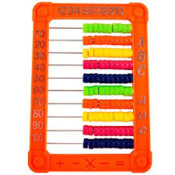 ABACO PLASTICO 10 HASTES YINS PAPER