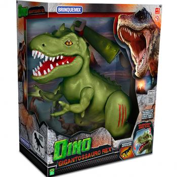 BONECO GIGANTOSSAURO DINO REX ARTICULAVEL (CX-N) 900 BRINQUEMIX 900