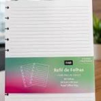 REFIL P/ CADERNO FICHARIO C/80 FLS FWB REF 8383