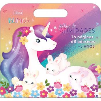 LIVRO P/COLORIR MALETA 16PGS C/ADESIVOS BLINK (CX-N) 317012/797766 TILIBRA 317012/797766