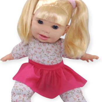 BONECA BABY FOFURA TECIDO C/CABELO COTIPLAS 2586
