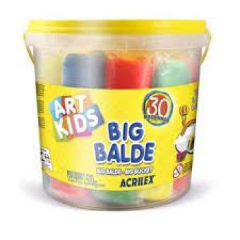 BIG BALDE MASSA DE MODELAR SOFT 50GRS COLOR (CX-S) 40023 ACRILEX 400
