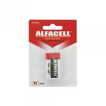 BATERIA 9V CT 01 ALPC60011  ALFACELL - UNIDADE