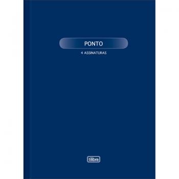 LIVRO PONTO 4 ASSINATURAS GRD 100F PC 5 TILIBRA