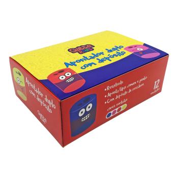 APONTADOR PLAST DUPLO C DEP UNIDADE GATTE