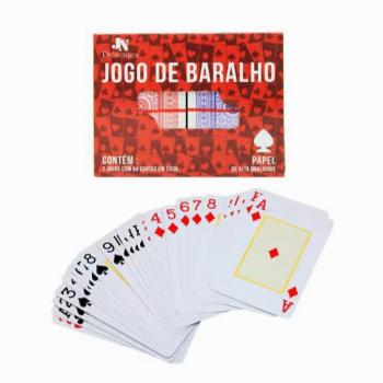BARALHO CARTAS DUPLO S/ESTOJO (CX-N) 1038 JN DISTRIBUIDORA ARM 1038