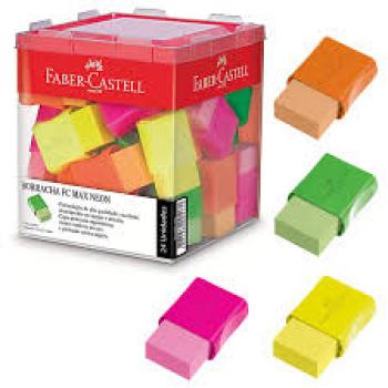 BORRACHA P/ GRAFITES NEON FABER CASTEL