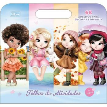 LIVRO ATIVIDADE MALETA 16PGS C/ADESIVOS JOLIE (CX-N) 304611 TILIBRA 304611