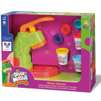 KIT DIVER MASSA C/3 POTES 50G MISTER MASSA C/ACES (CX-N) 8125 DIVERTO