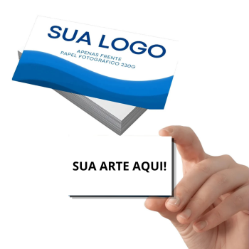 CARTAO DE VISITA 95X55mm 100 UNIDADES  PAPEL FOTO