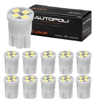 LAMPADA LED ESMAGADA GDE 12V 5W HP 4 LEDS BR (10UN