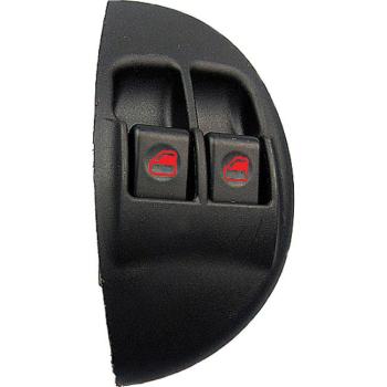 SEVEN BOTAO VIDRO FIAT PALIO 2003/... DUPLO D.E 4 PINOS LED LARANJA