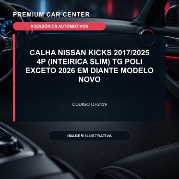 CALHA VW TCROSS 2019/2025 4P (INTEIRICA SLIM) TG POLI