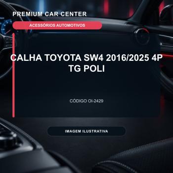 CALHA TOYOTA SW4 2016/2025 4P TG POLI