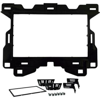 MOLDURA RADIO 2 DIN SPRINTER 19/23 PRETA FOSCA