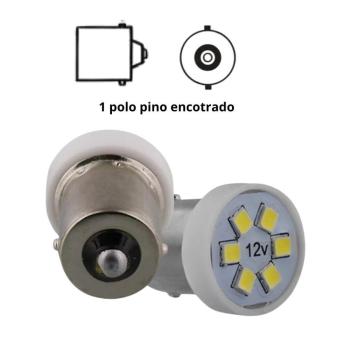 LAMPADA LED H7 SLIM 12/24V 10W BRANCO 6500K