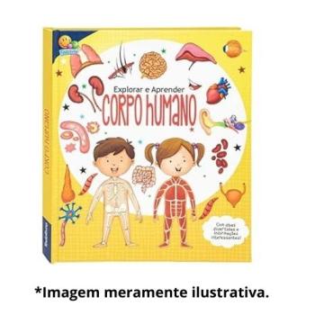 EXPLORAR E APRENDER - UM LIVRO COM ABAS: CORPO HUMANO |  Brijbasi Art Press Ltd