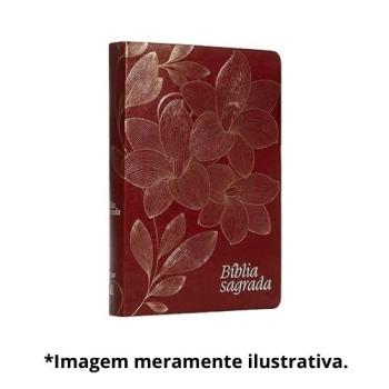 BIBLIA NVI  COURO SOFT - LETRA GIGANTE  - VINHO |  Thomas Nelson Brasil